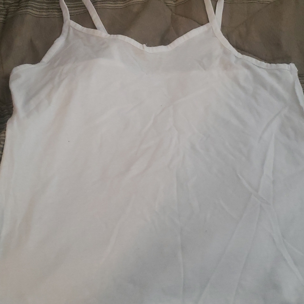 White tank top